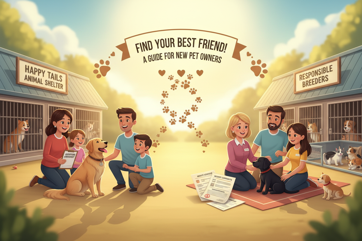 Adopting vs. Buying a Pet: What First-Time Owners Need to Know