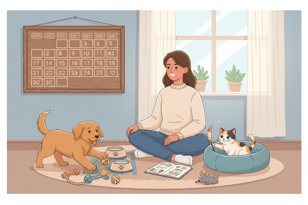 The First 30 Days with Your New Pet: A Survival Guide for First-Time Owners