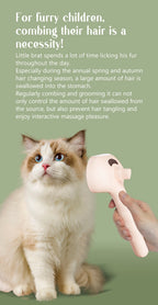 Steam Grooming Pet Brush