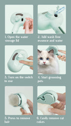 Steam Grooming Pet Brush