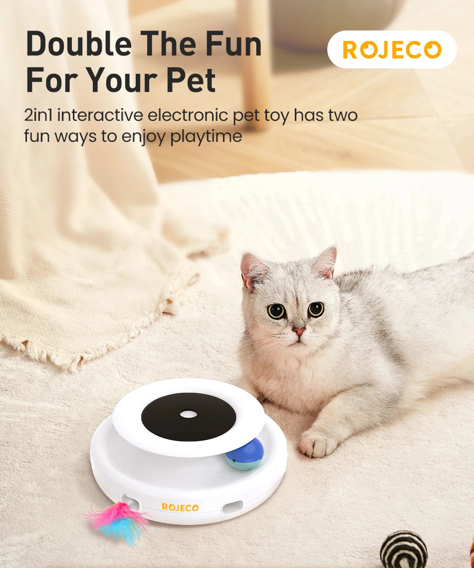 2-in-1 Smart Cat Toy